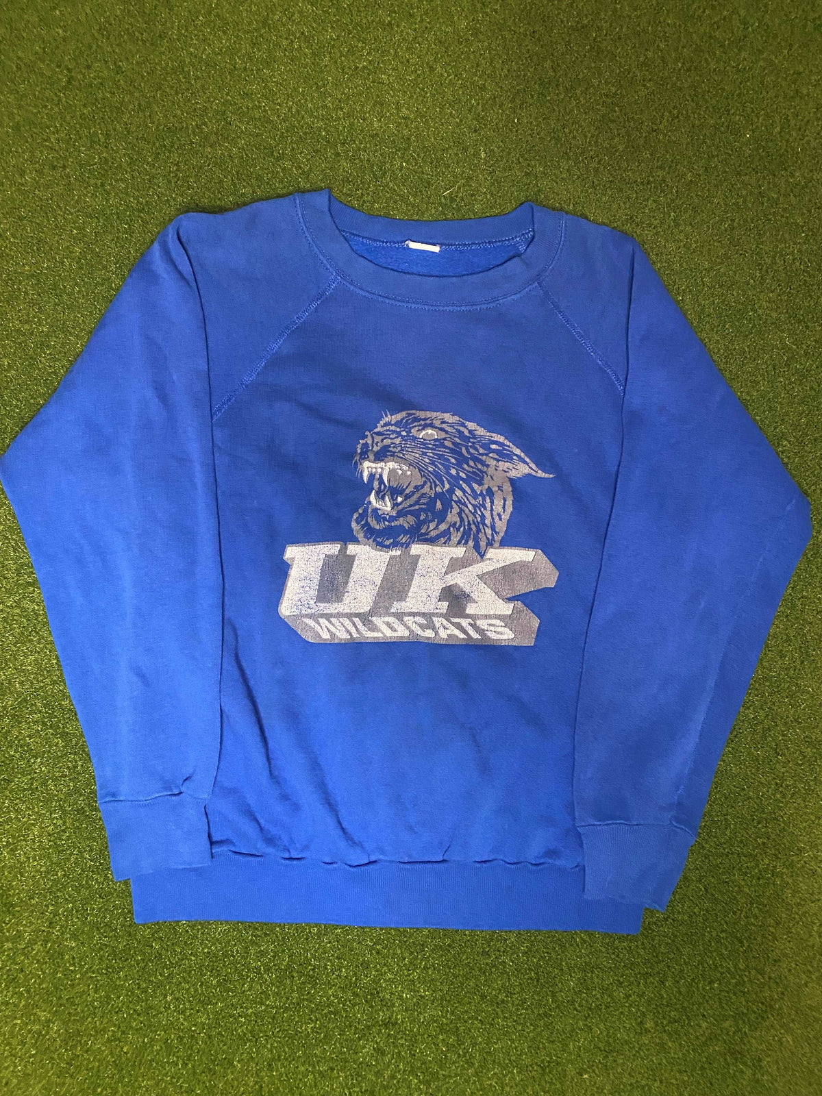 80s Kentucky Wildcats - Vintage College Crewneck (Large) - Gametime Vintage
