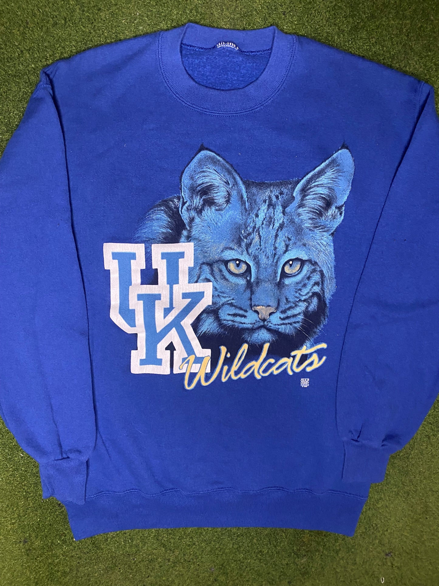 80s Kentucky Wildcats - Vintage College Sweatshirt (Medium) - Gametime Vintage