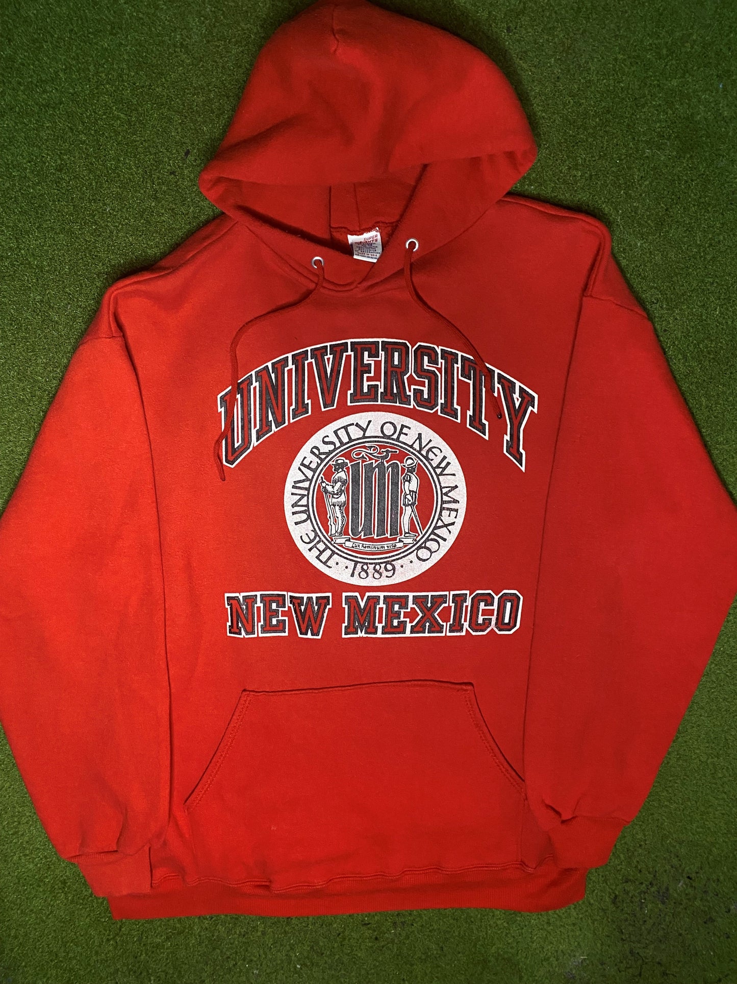 80s New Mexico Lobos - Vintage University Hoodie (XL) - Gametime Vintage