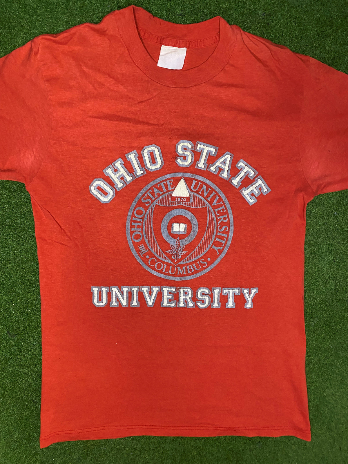 80s Ohio State Buckeyes - Vintage University T Shirt (Small) - Gametime Vintage
