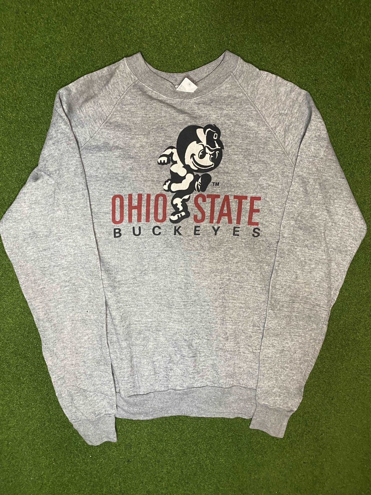 80s Ohio State Buckeyes - Vintage College Crewneck Sweatshirt (XL) - Gametime Vintage