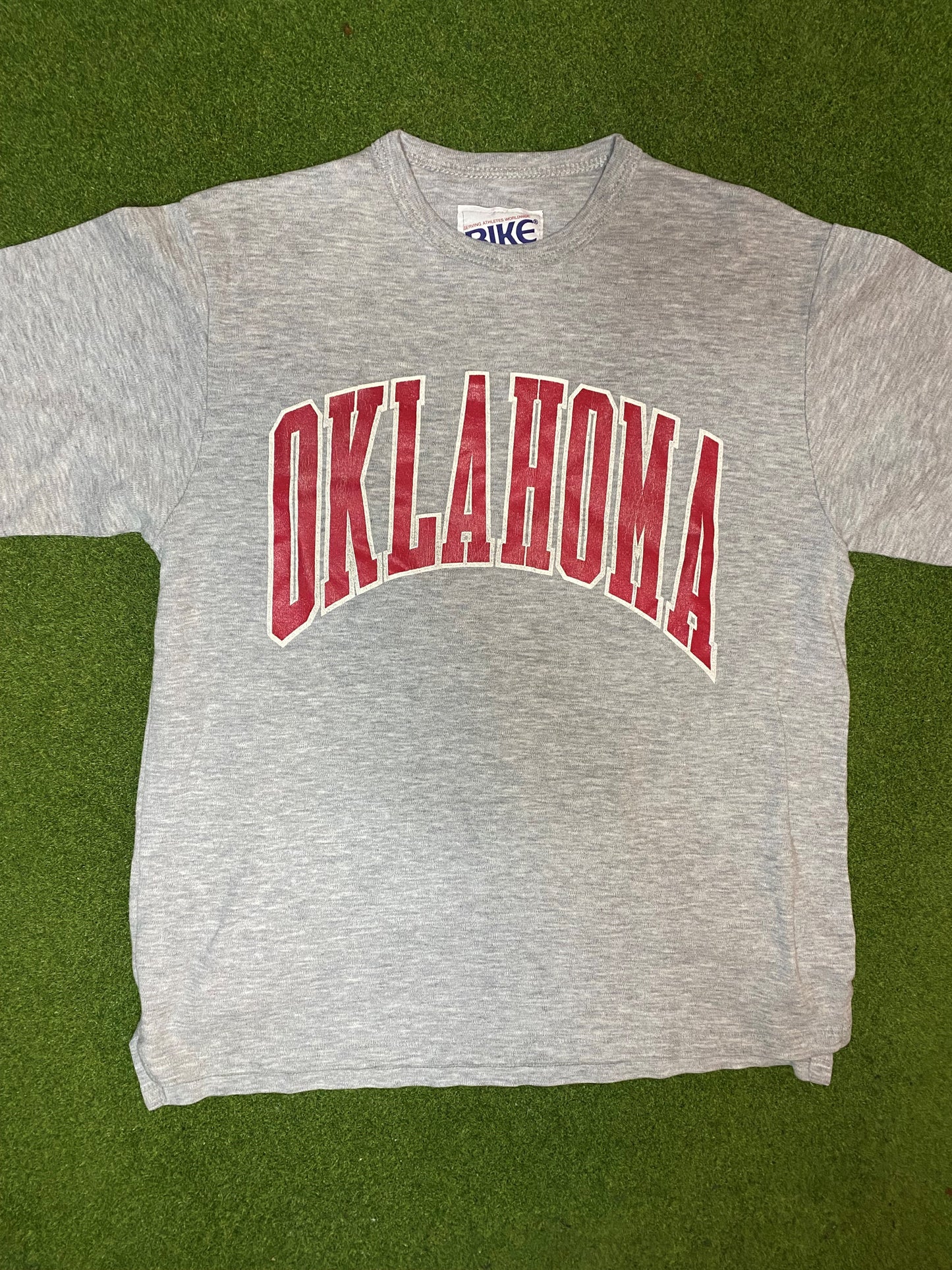 80s Oklahoma Sooners - Vintage College T-Shirt (Large) - Gametime Vintage