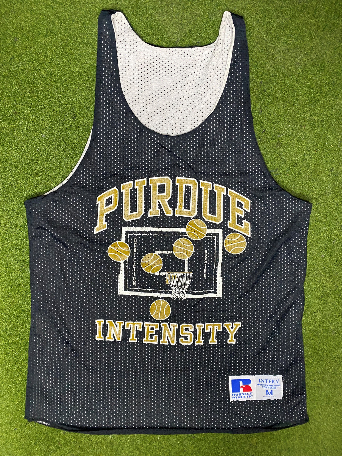80s Purdue Boilermakers - Vintage College Basketball Jersey (Medium) - Gametime Vintage