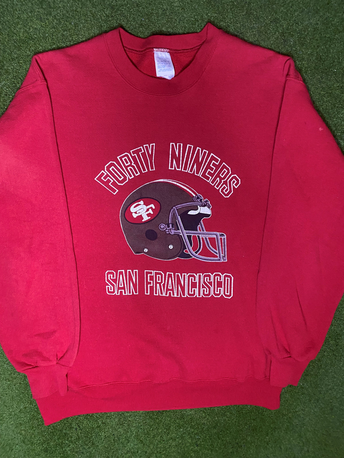 80s San Francisco 49ers - Vintage NFL Sweatshirt (XL) - Gametime Vintage