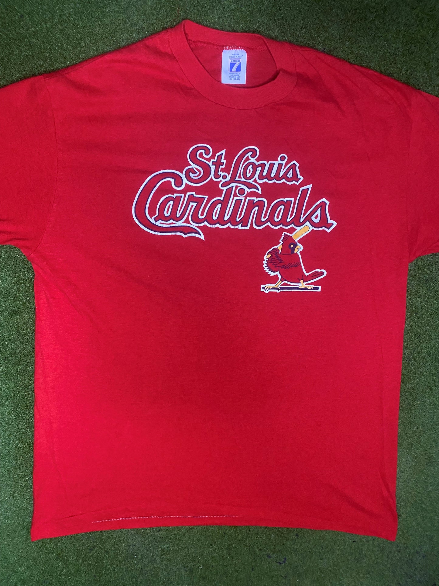 80s St. Louis Cardinals - Vintage MLB T-Shirt (XL) - Gametime Vintage