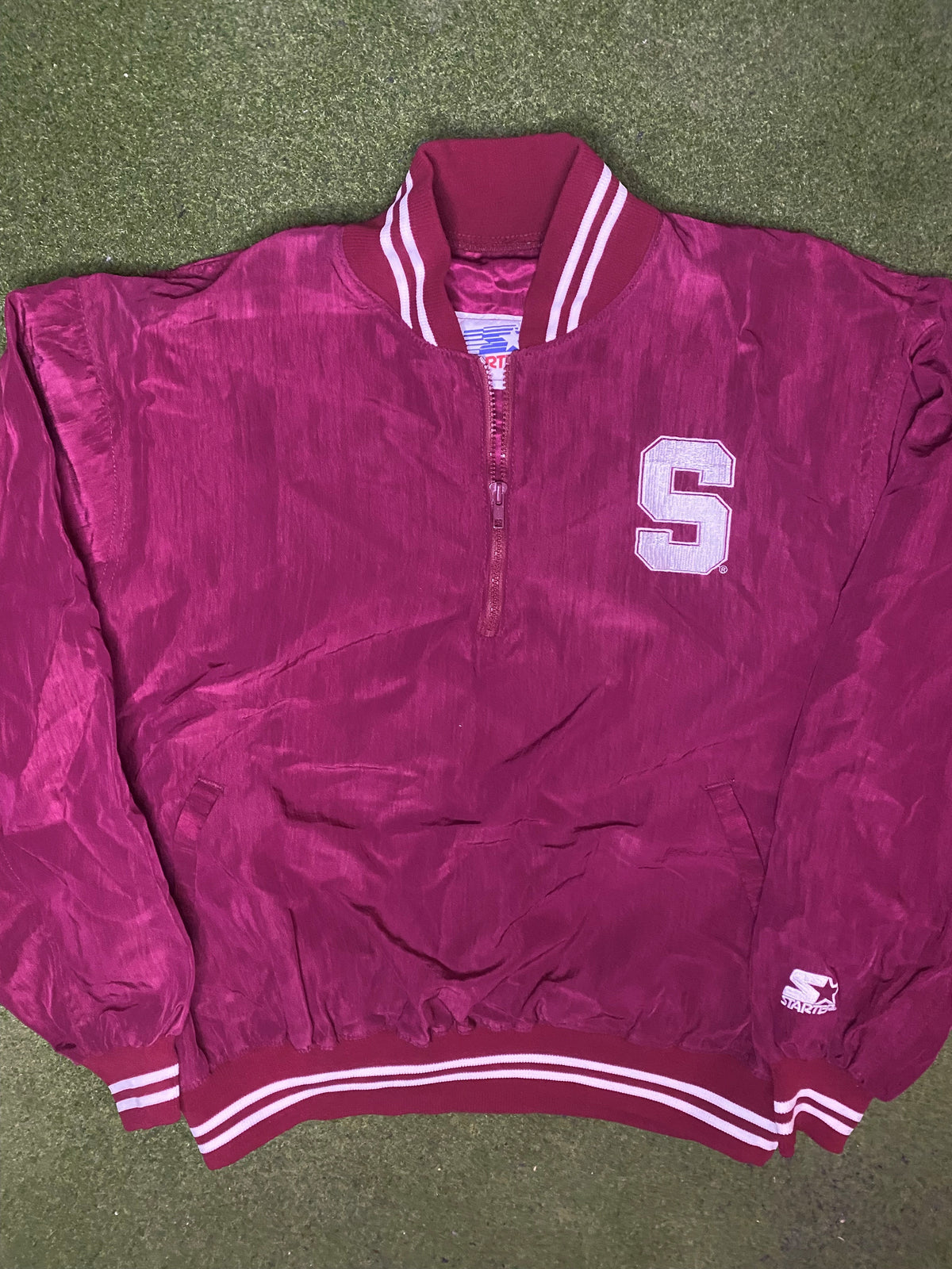 80s Stanford Cardinals - Vintage College Windbreaker (XL) - Gametime Vintage