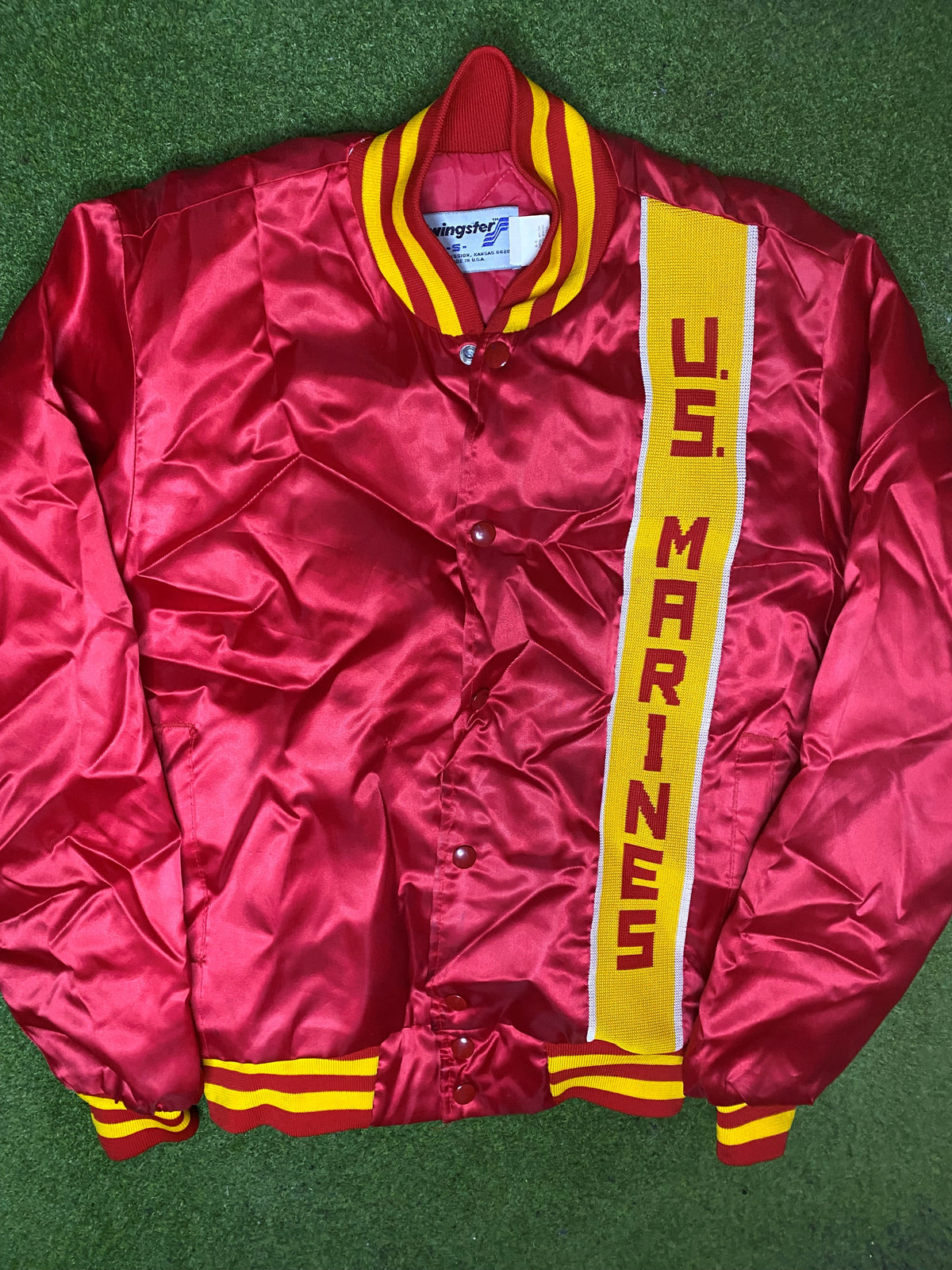 80s US Marines - Vintage Military Bomber Jacket (Small) - Gametime Vintage