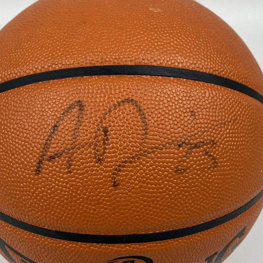 Autographed/Signed Anthony Davis Los Angeles Lakers Full Size Spalding Basketball JSA COA Holo