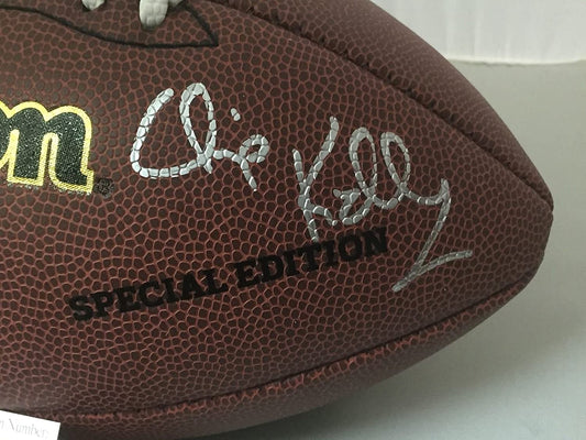 Autographed/Signed Chip Kelly UCLA Bruins Oregon Ducks Brown Wilson Football JSA COA