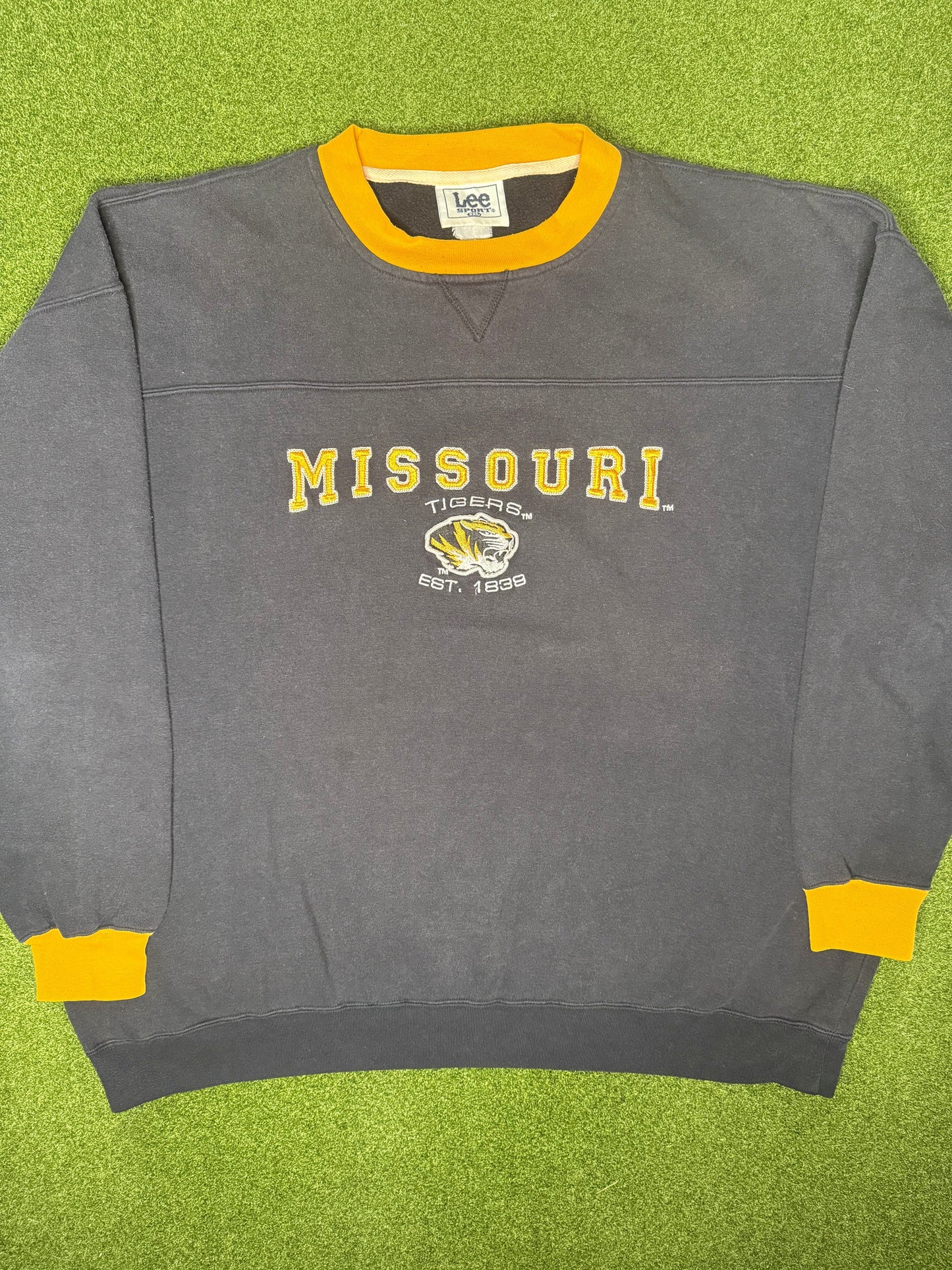 90s Missouri Tigers - Vintage College Sweatshirt (2XL)