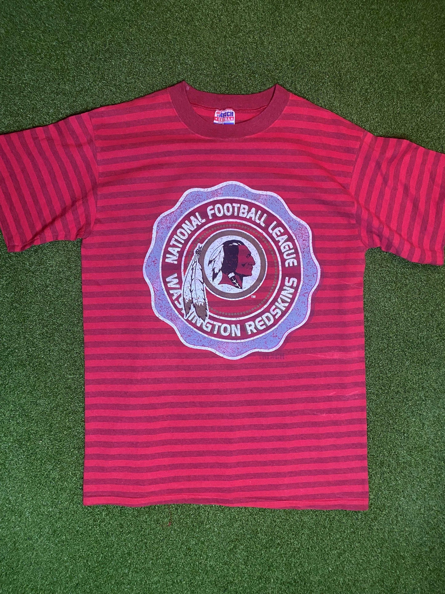 90s Washington Redskins - Vintage NFL Tee Shirt (Large) - Gametime Vintage