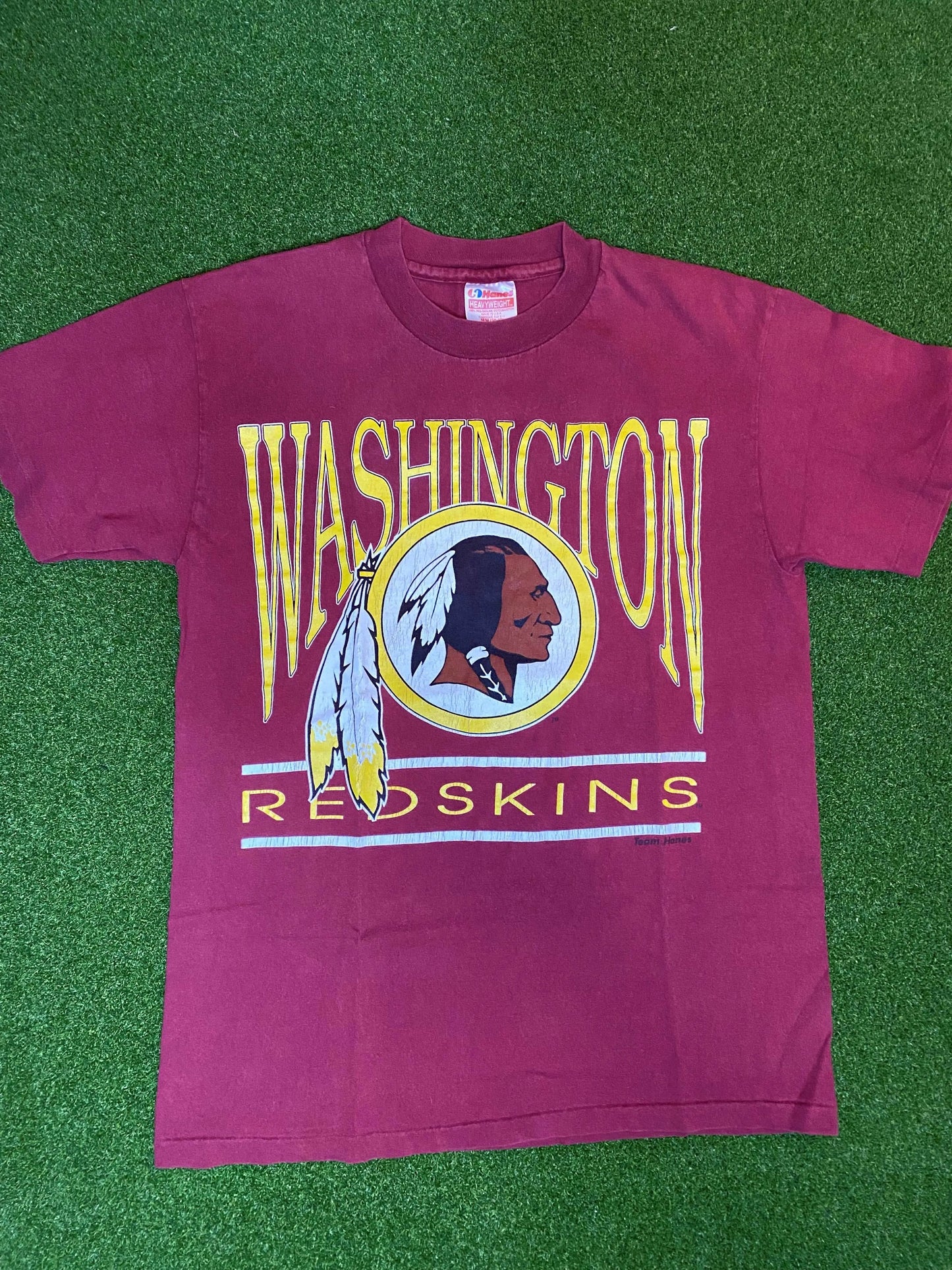 90s Washington Redskins - Vintage NFL Tee Shirt (Medium) - Gametime Vintage