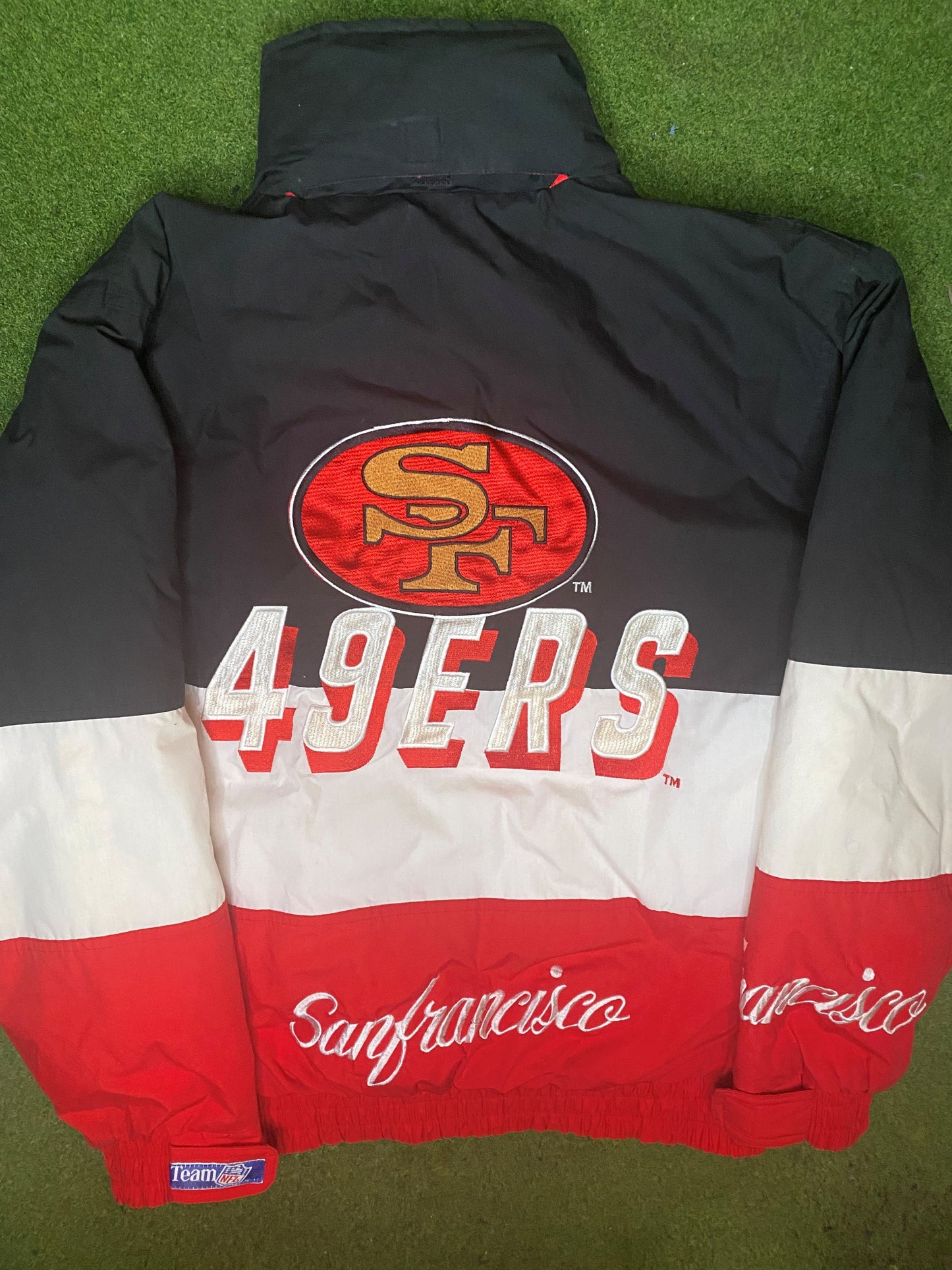 San Francisco 49ers de los 90 - Chaqueta NFL vintage (Talla M)