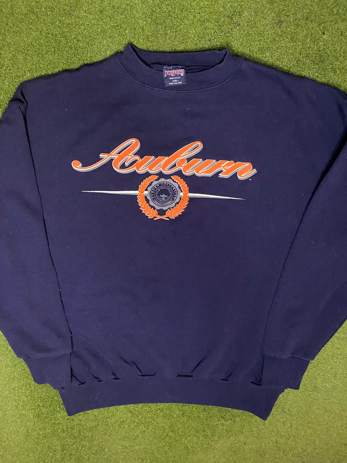 90s Auburn Tigers - Vintage College Sweatshirt (2XL) - Gametime Vintage