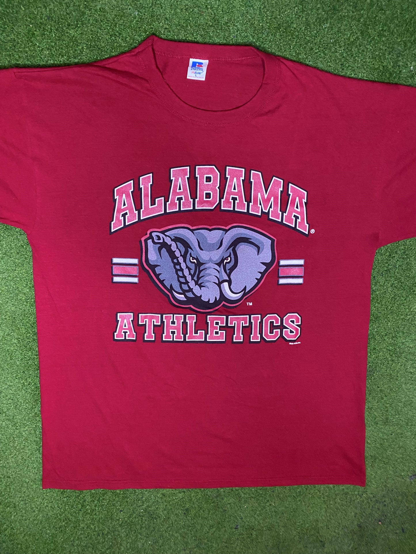90s Alabama Crimson Tide - Vintage College T-Shirt (Large) - Gametime Vintage