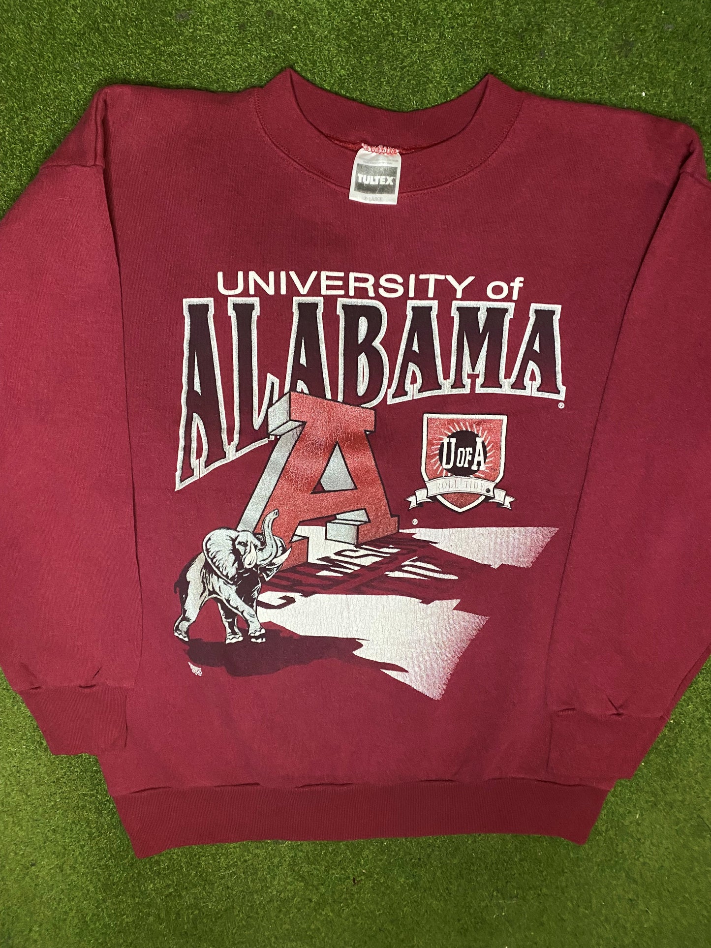 90s Alabama Crimson Tide - Vintage College Sweatshirt (XL) - Gametime Vintage