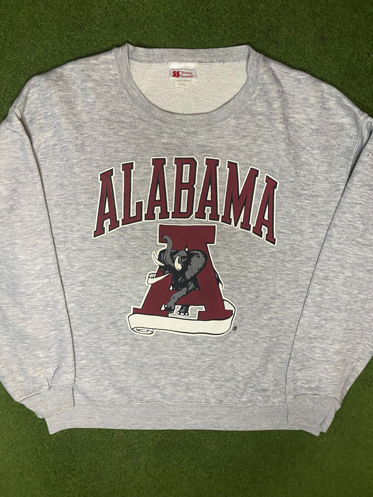 90s Alabama Crimson Tide - Vintage College Sweatshirt (Large) - Gametime Vintage