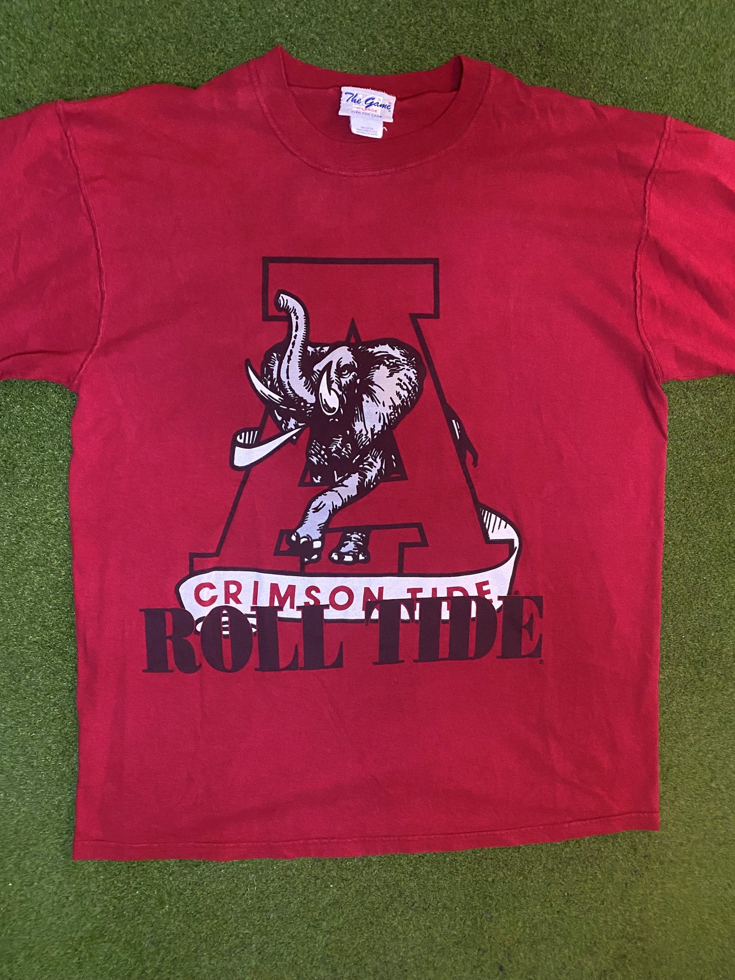 90s Alabama Crimson Tide - Vintage College T-Shirt (XL) - Gametime Vintage