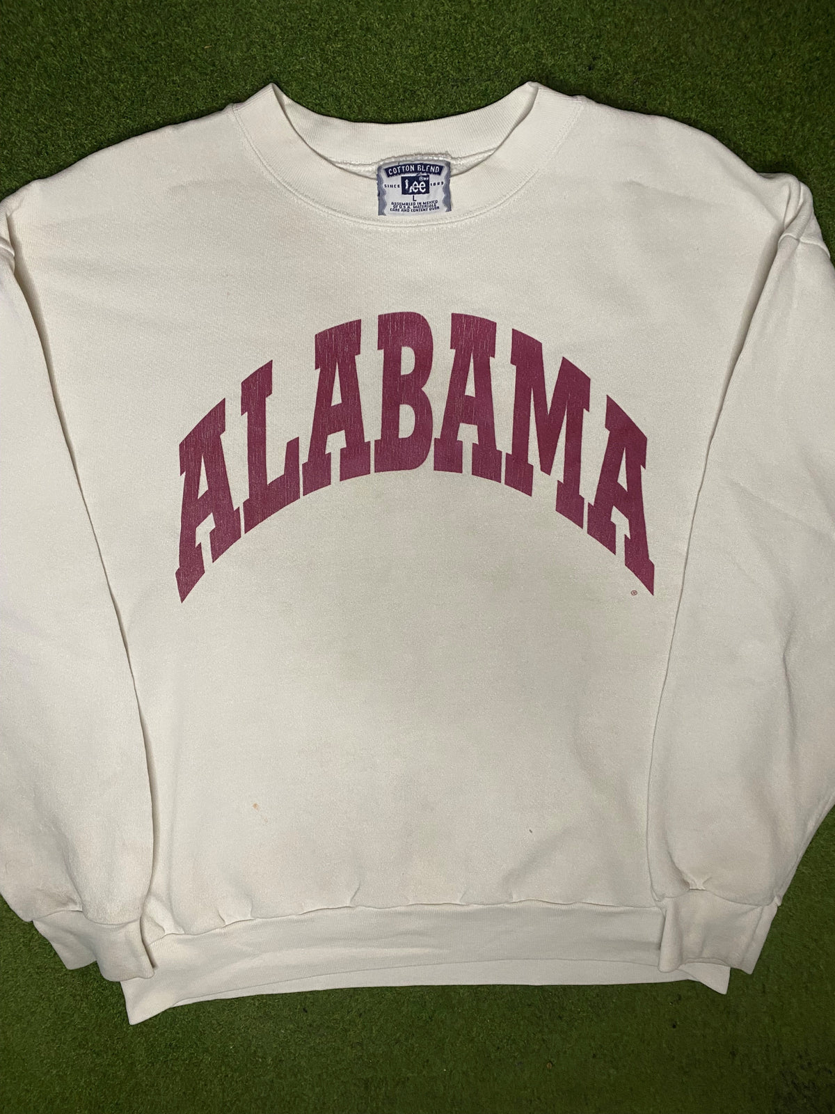 90s Alabama Crimson Tide - Vintage College Sweatshirt (Large) - Gametime Vintage