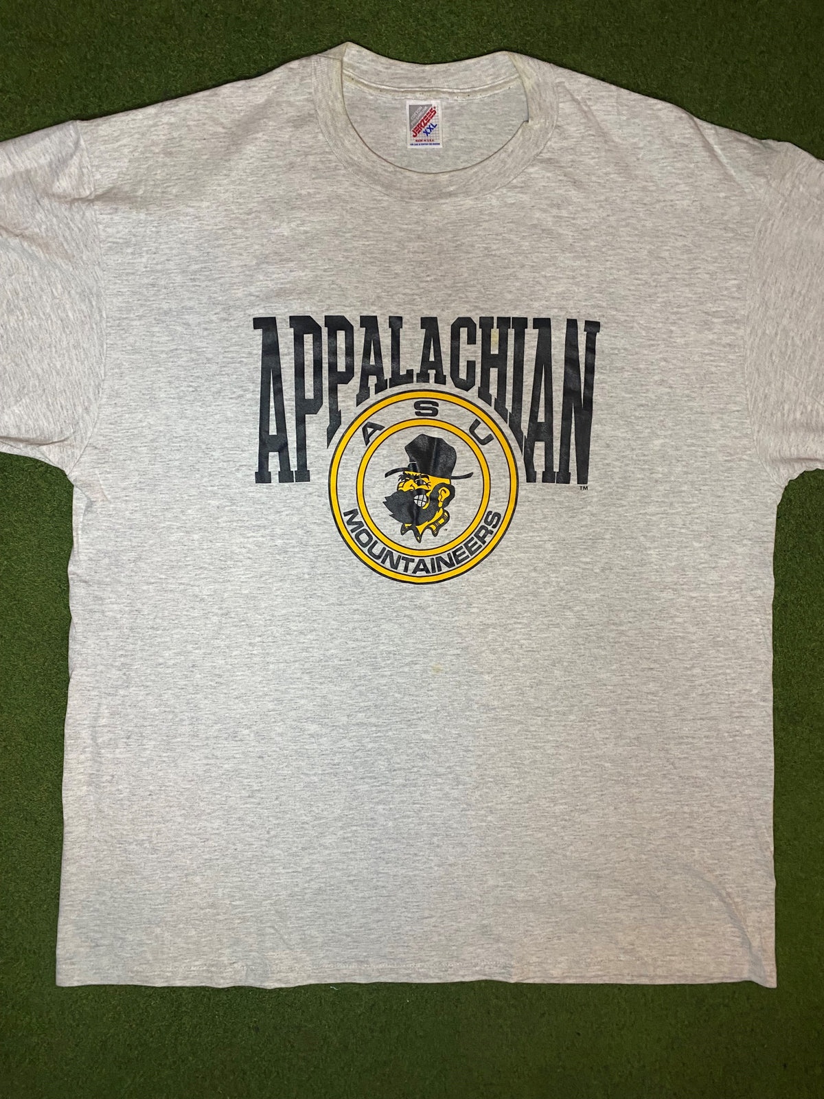90s App State Mountaineers - Vintage College T-Shirt (2XL) - Gametime Vintage
