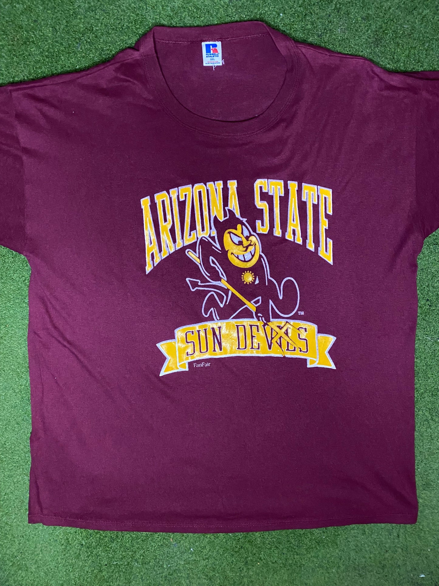 90s Arizona State Sun Devils - Vintage College Tee (2XL) - Gametime Vintage