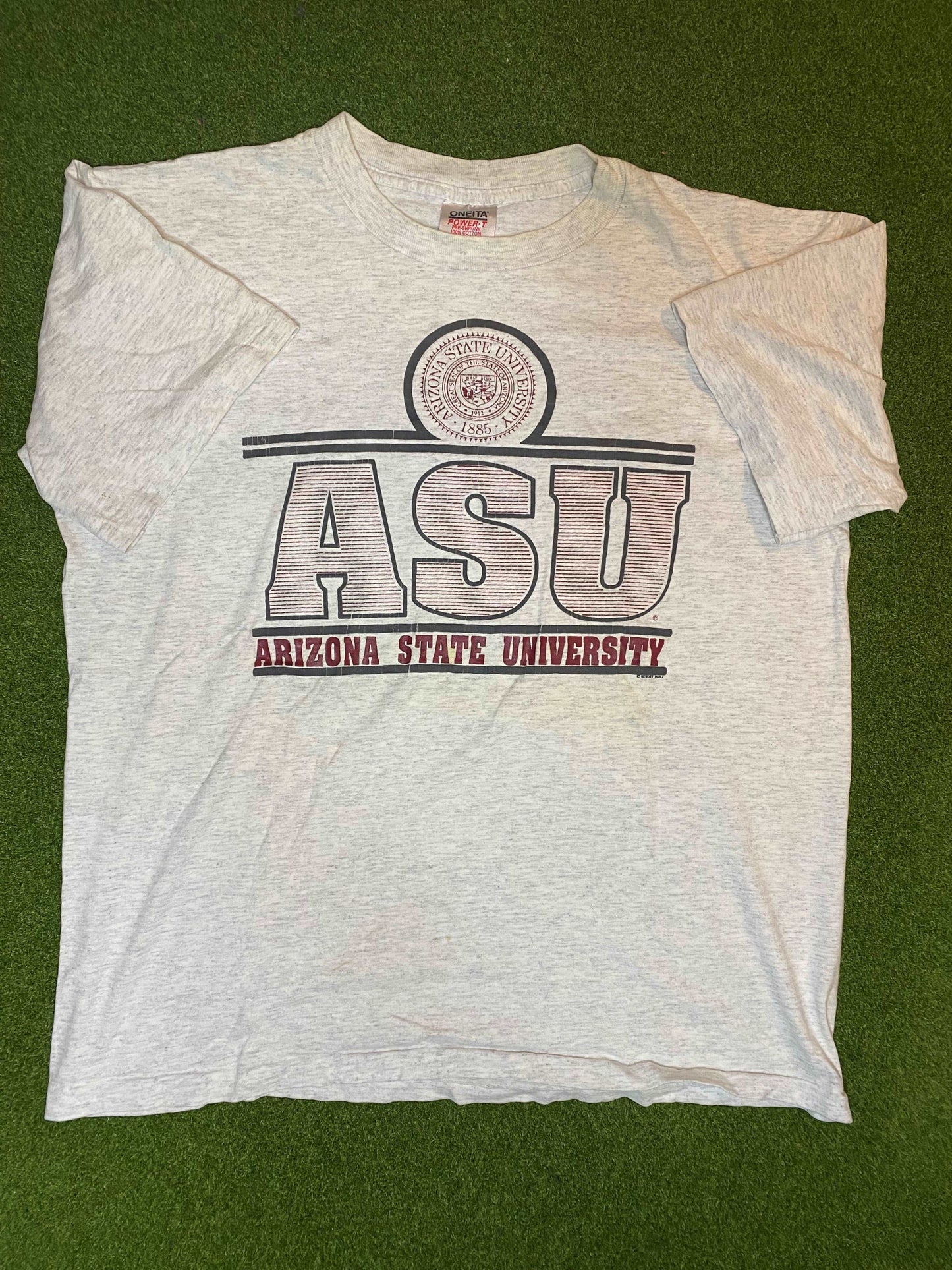 90s Arizona State - Vintage College Tee Shirt (XL) - Gametime Vintage