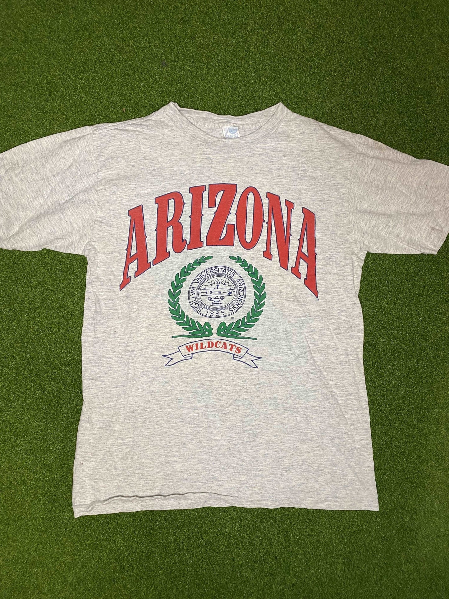 90s Arizona Wildcats - Vintage College Tee Shirt (Medium) - Gametime Vintage