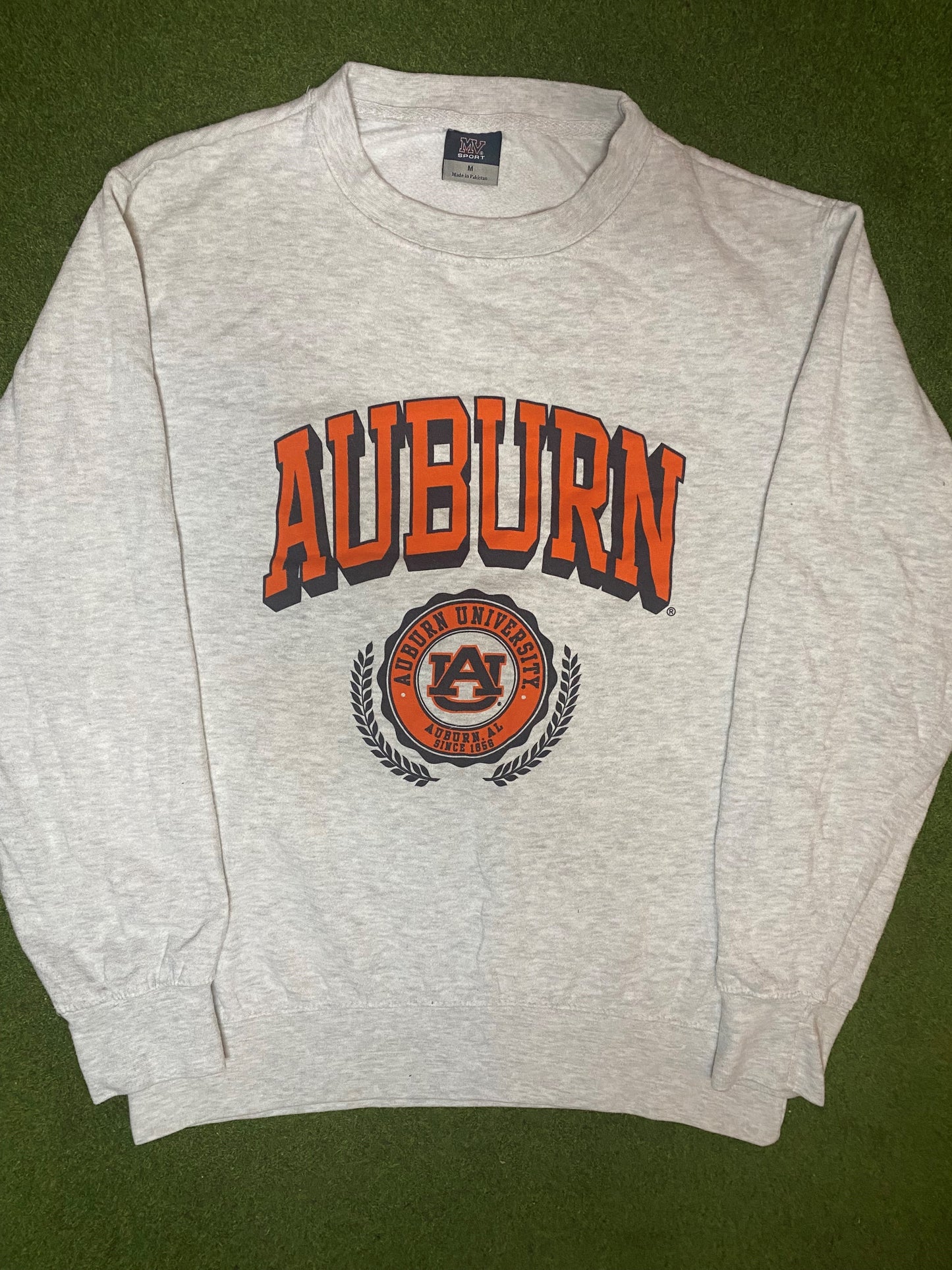 90s Auburn Tigers - Vintage College Sweatshirt (Medium) - Gametime Vintage