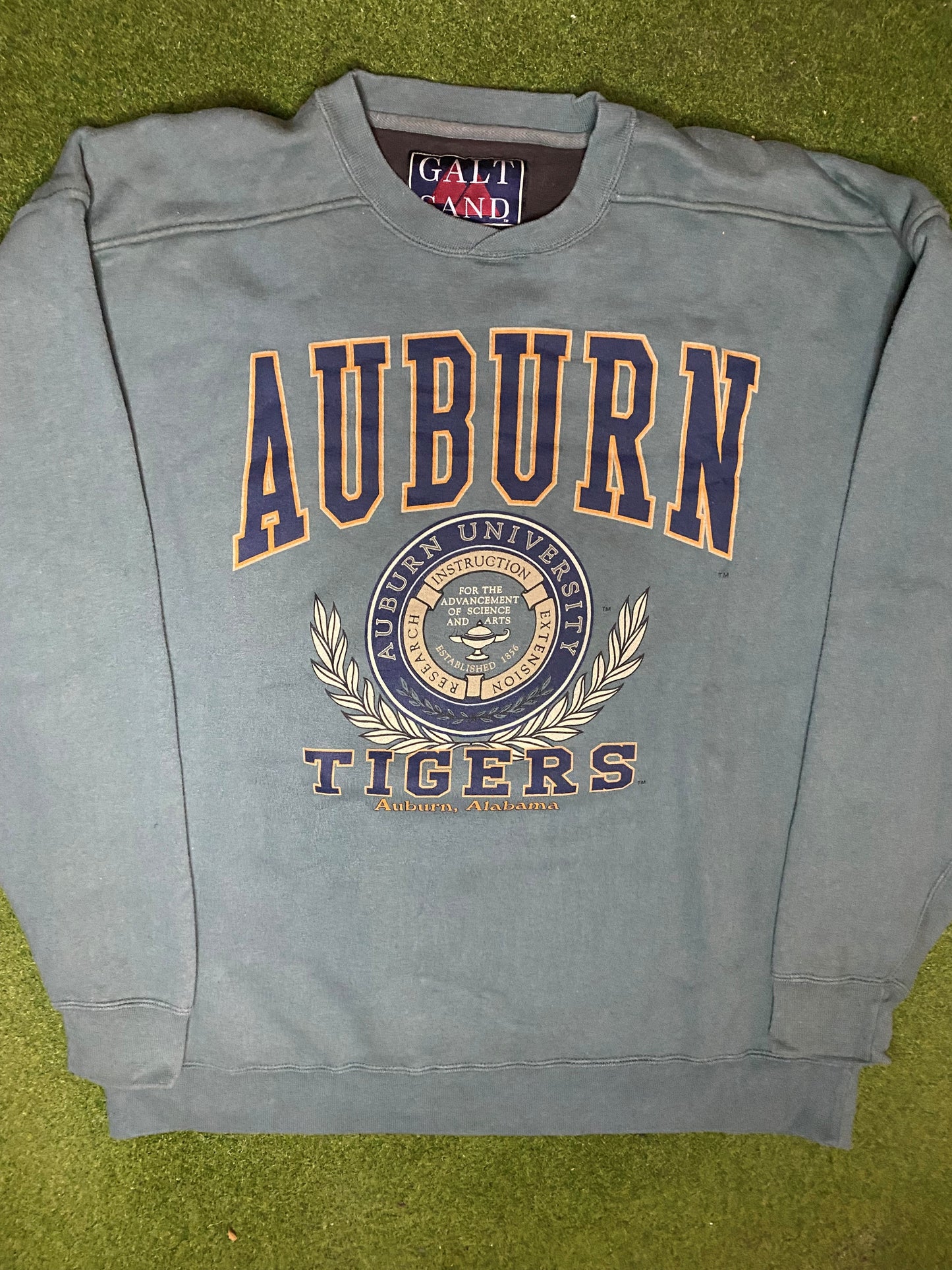 90s Auburn Tigers - Vintage College Sweatshirt (XL) - Gametime Vintage