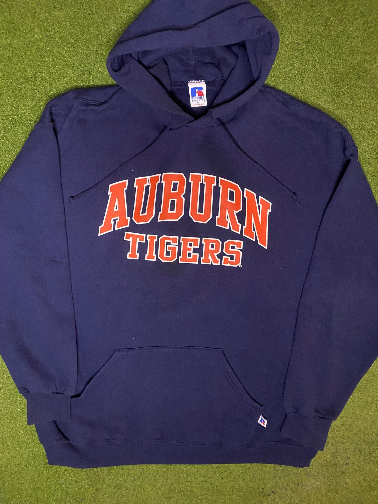 90s Auburn Tigers - Vintage College Hoodie (2XL) - Gametime Vintage