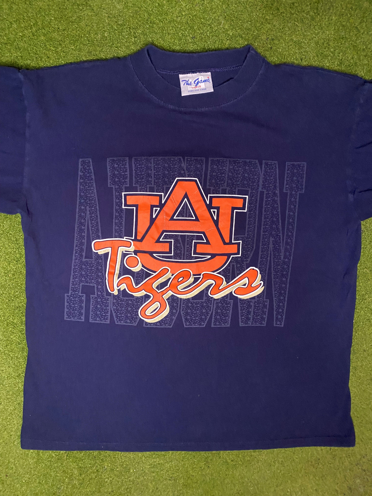 90s Auburn Tigers - Vintage College T-Shirt (Large) - Gametime Vintage