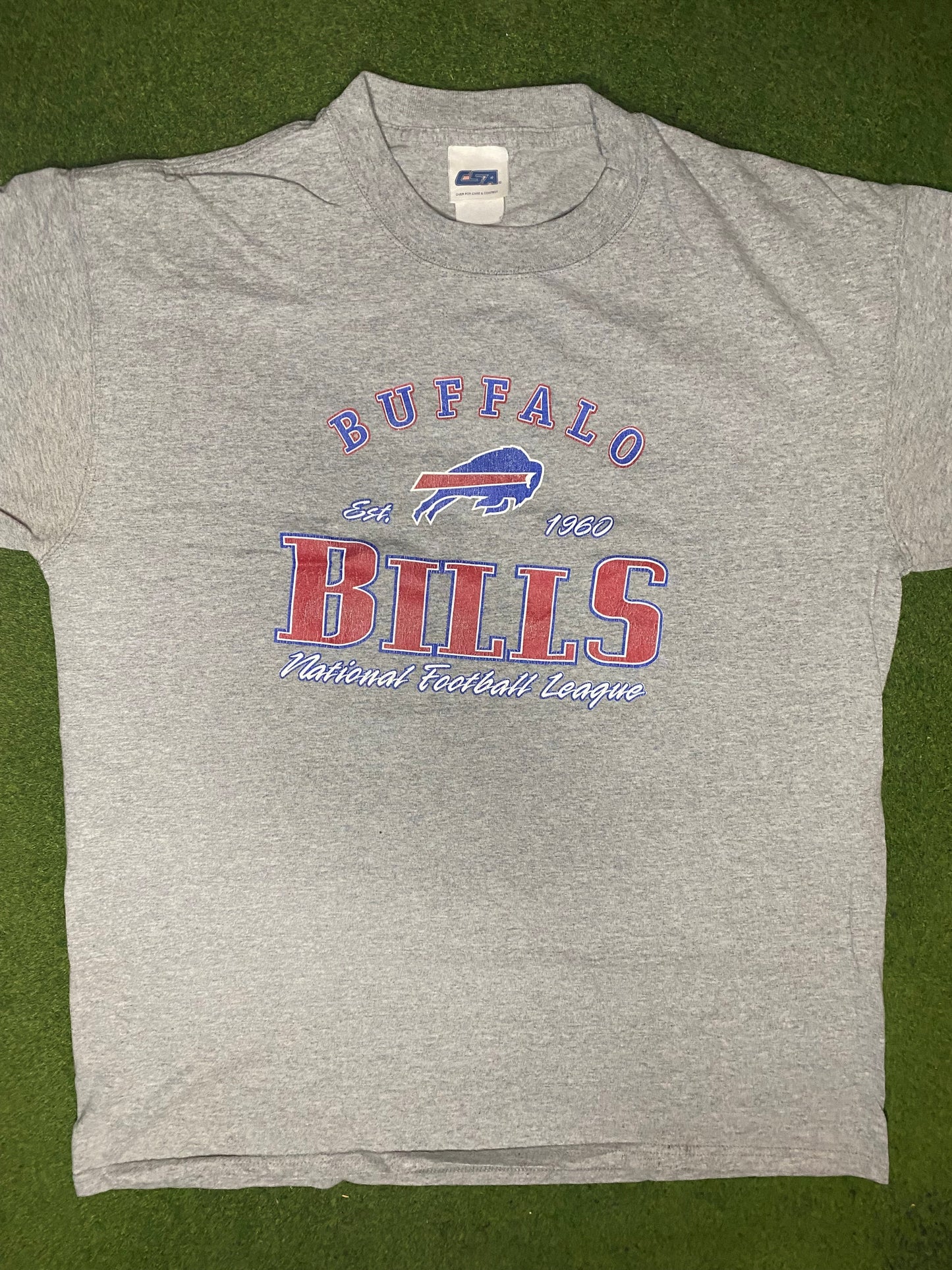 90s Buffalo Bills - Vintage NFL T Shirt (XL) - Gametime Vintage
