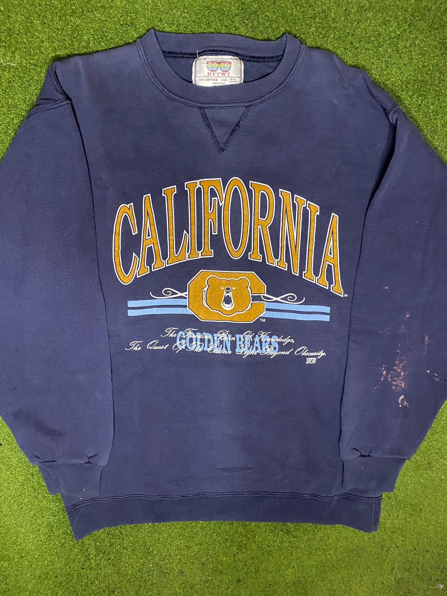90s California Golden Bears - Vintage College Sweatshirt (Medium) - Gametime Vintage
