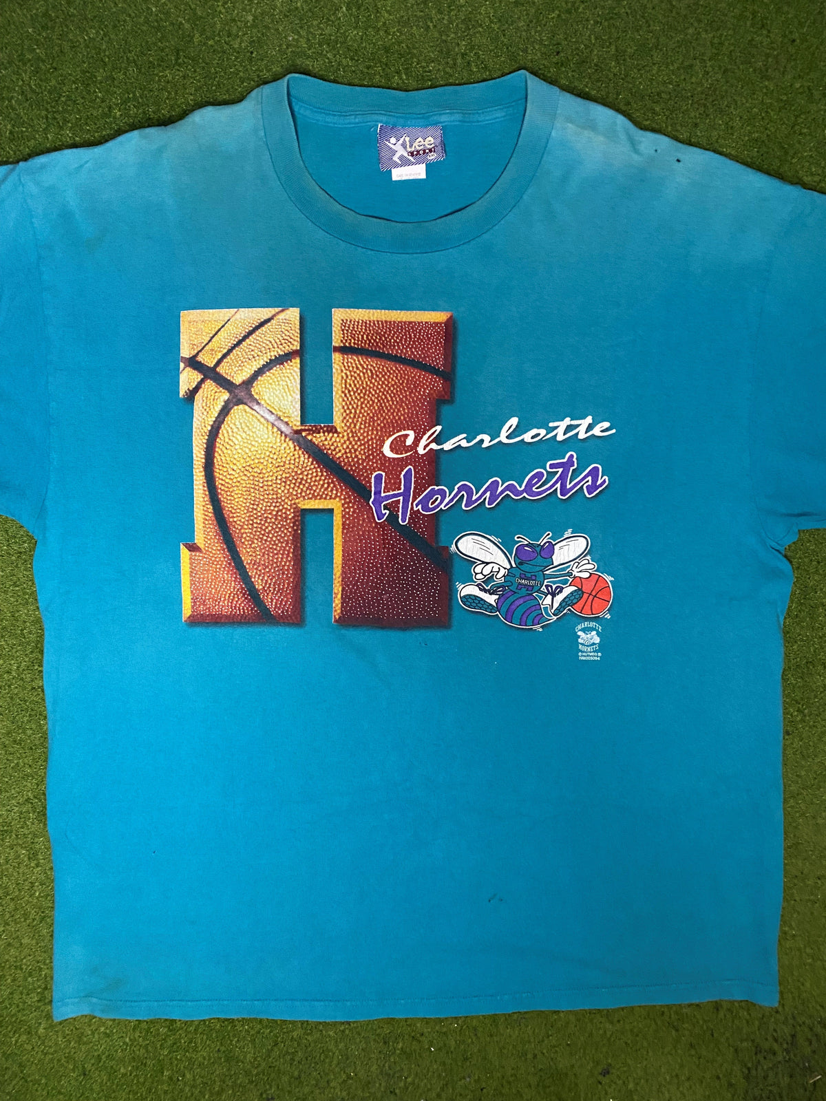90s Charlotte Hornets - Vintage NBA T Shirt (2XL) - Gametime Vintage
