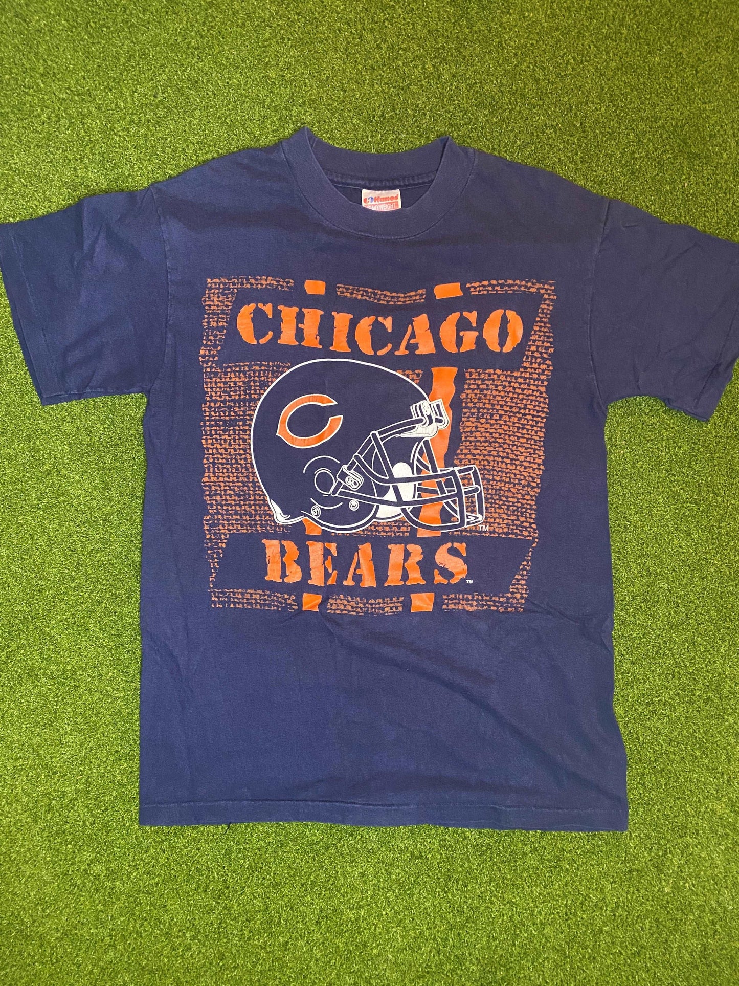 90s Chicago Bears - Vintage NFL Tee (Medium) - Gametime Vintage