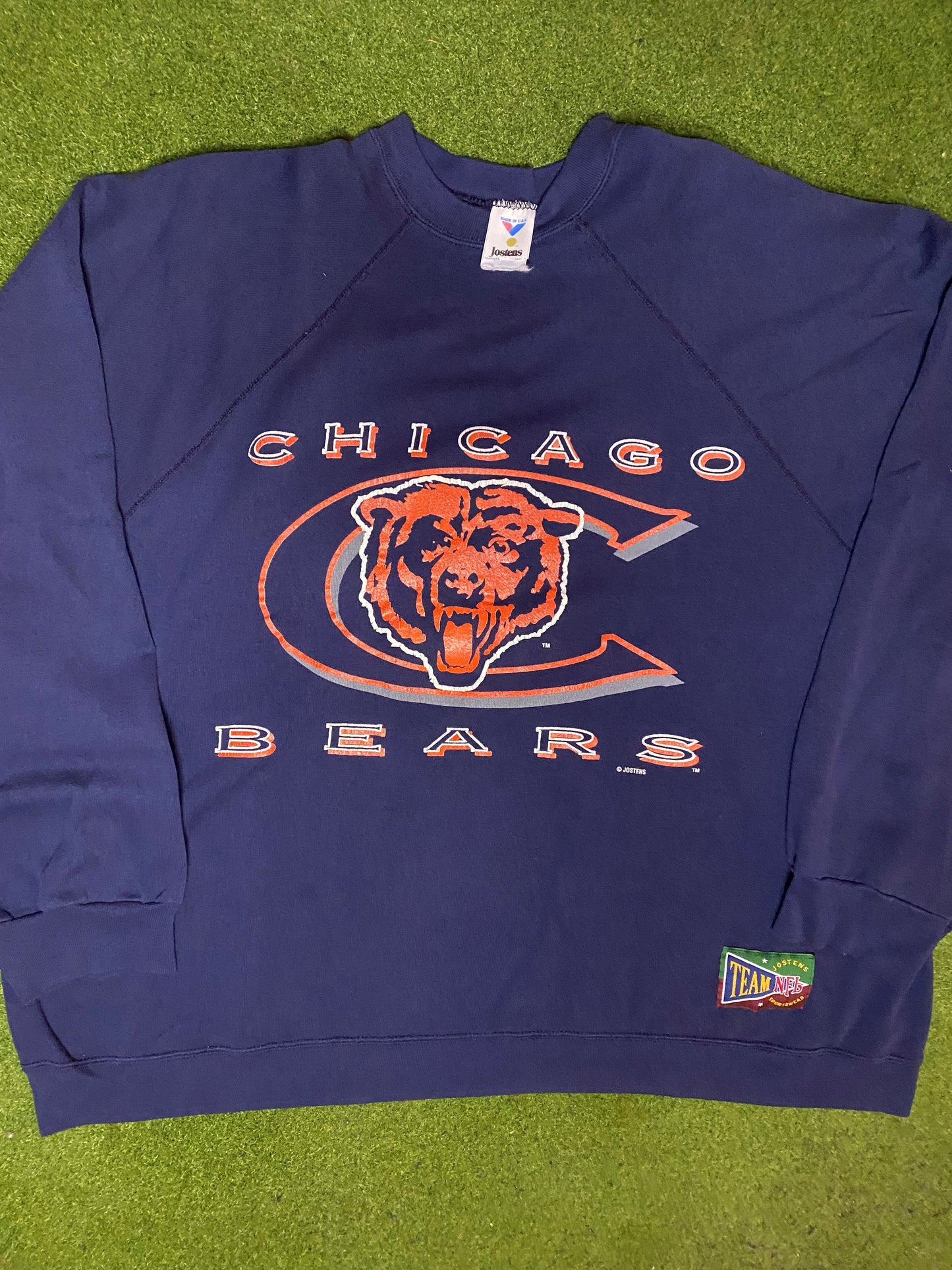 90s Chicago Bears - Vintage NFL Sweatshirt (3XL) - Gametime Vintage