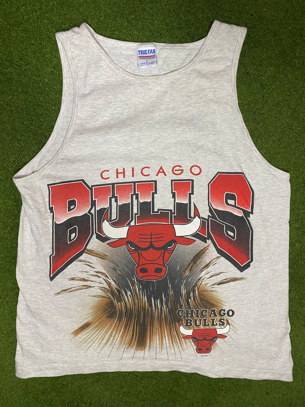 90s Chicago Bulls - Vintage NBA Tank (Large) - Gametime Vintage