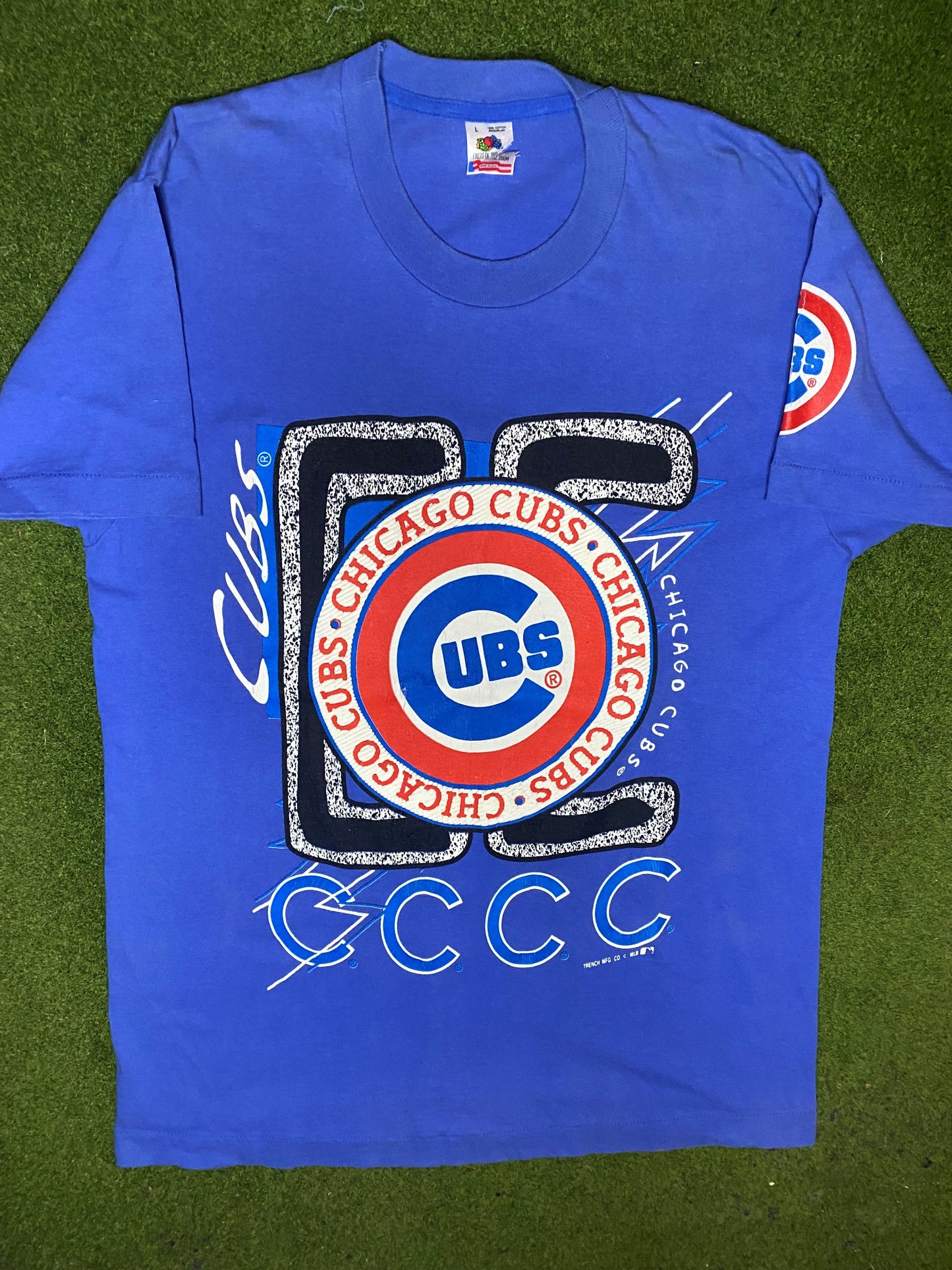 90s Chicago Cubs - Vintage MLB T-Shirt (Large) - Gametime Vintage