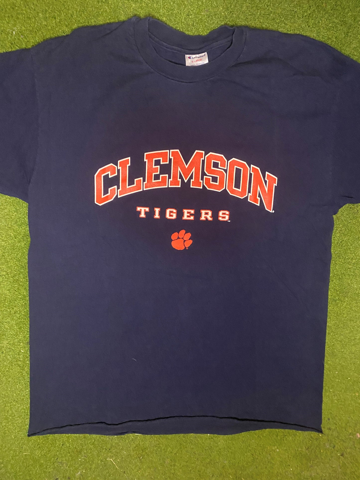 90s Clemson Tigers - Vintage College T-Shirt (XL) - Gametime Vintage