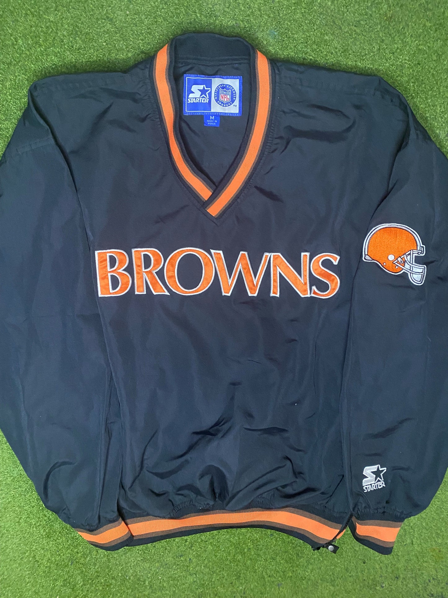 90s Cleveland Browns - Vintage NFL Pullover (Medium) - Gametime Vintage