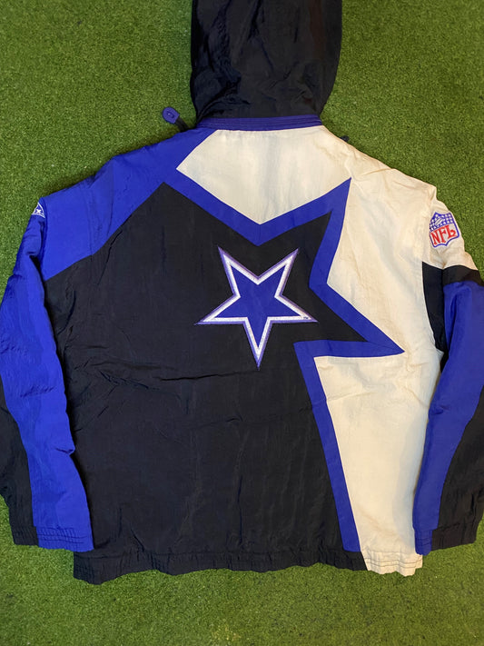 90s Dallas Cowboys - Vintage NFL Winter Jacket (Youth XL) - Gametime Vintage