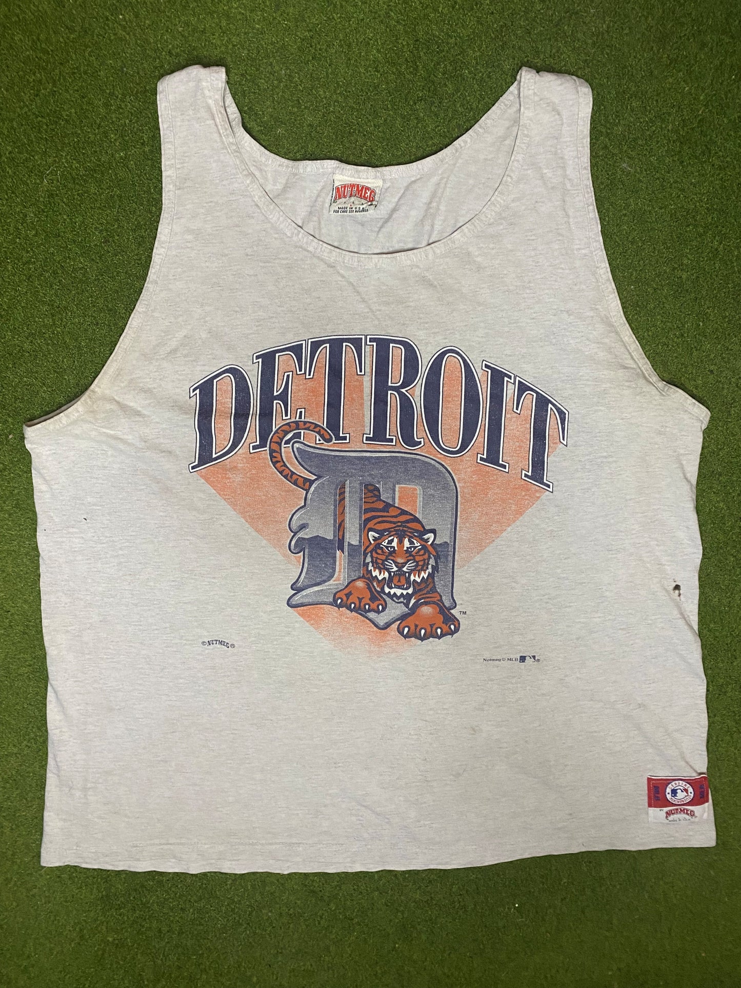 90s Detroit Tigers - Vintage MLB Tank (Large) - Gametime Vintage