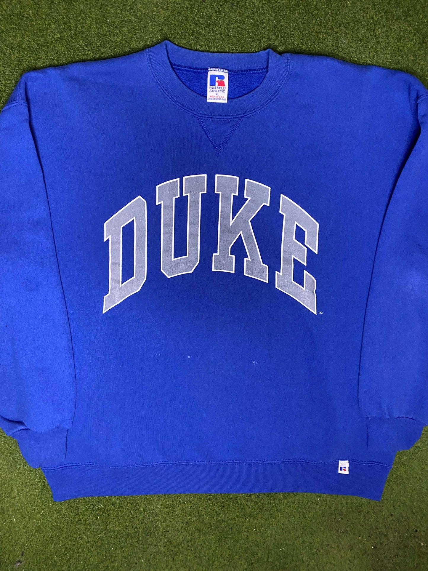 90s Duke Blue Devils - Vintage College Sweatshirt (XL) - Gametime Vintage