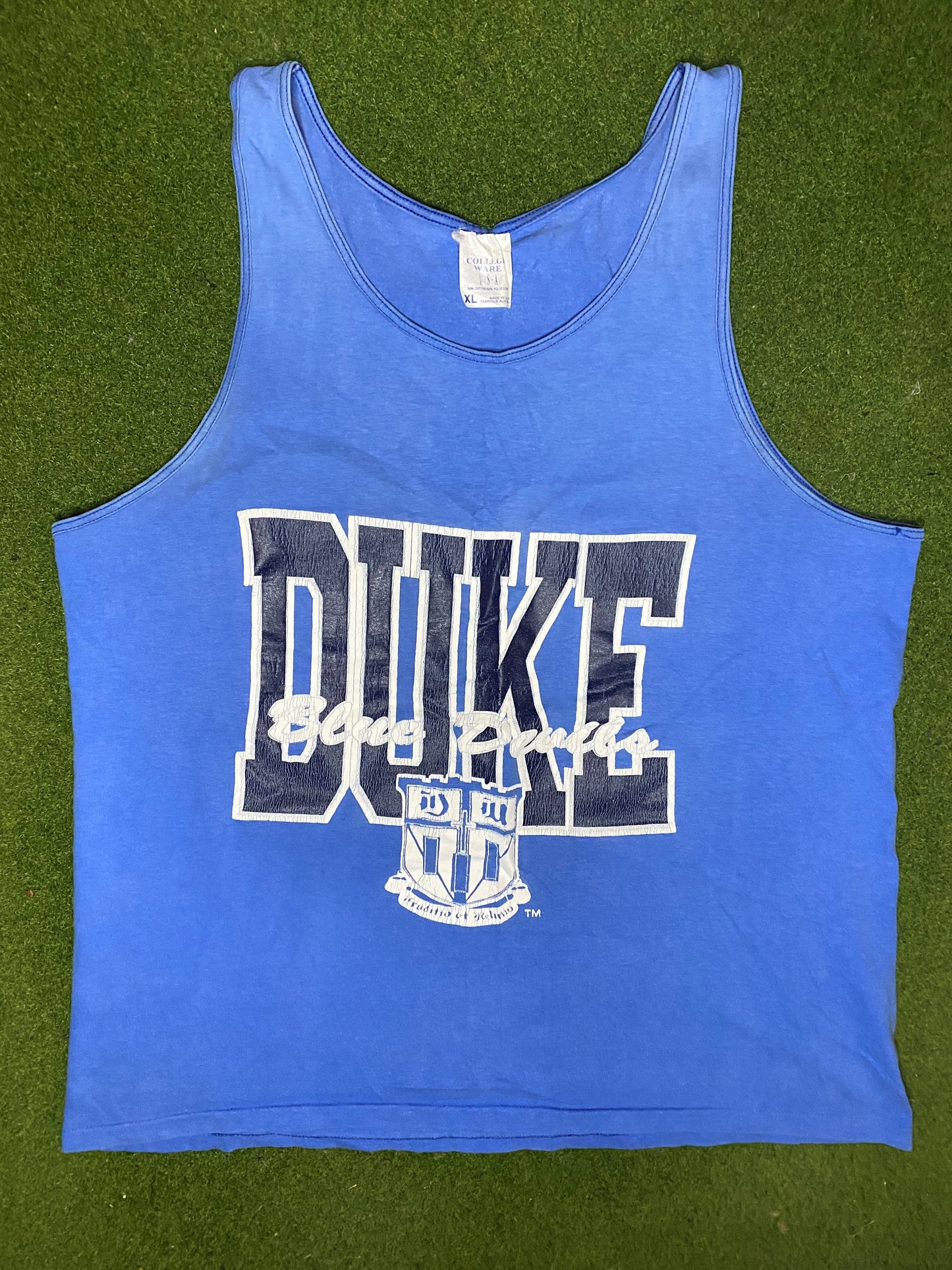 90s Duke Blue Devils - Vintage University Tank (XL) - Gametime Vintage