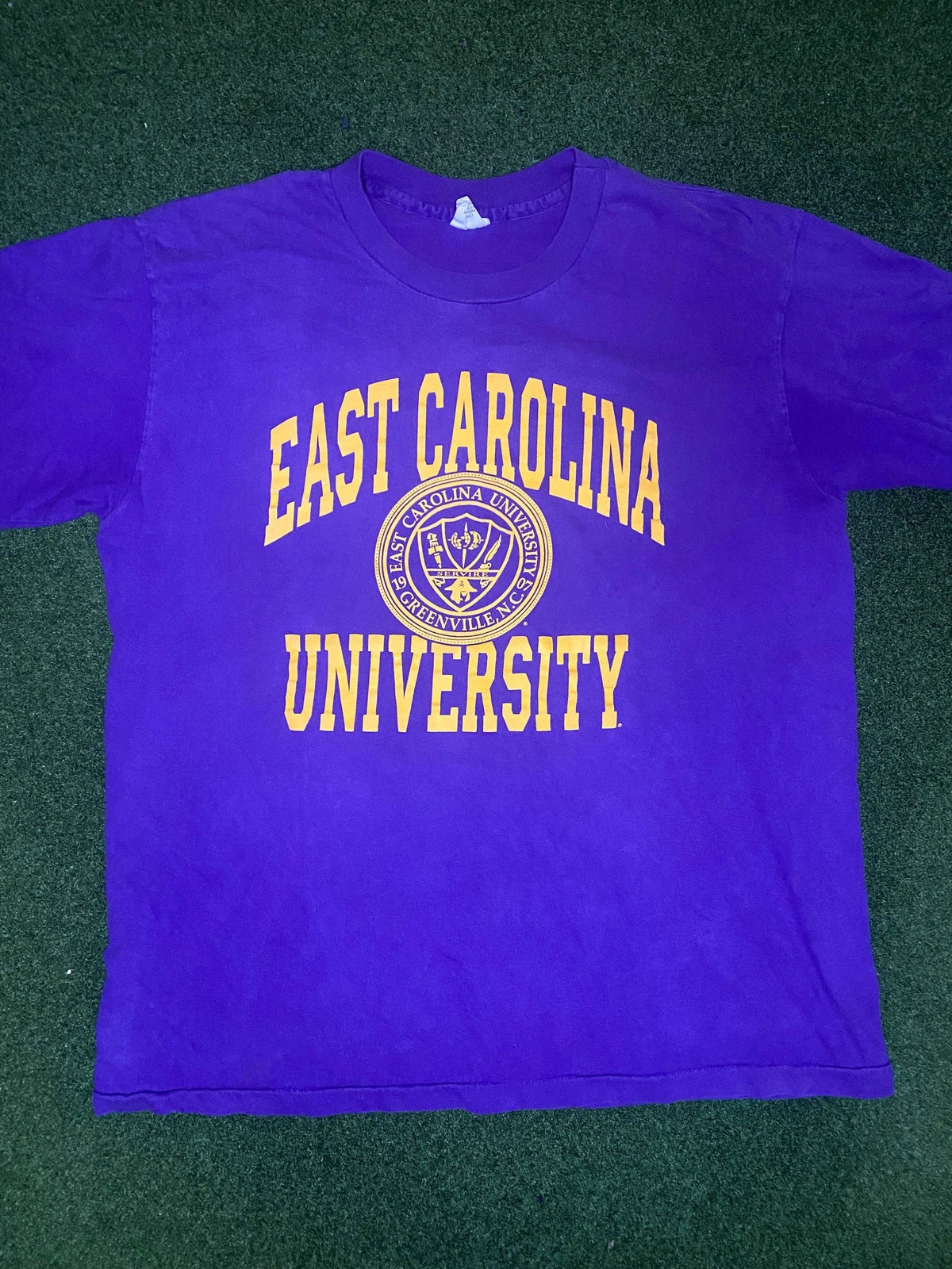 90s ECU Pirates - Vintage College Tee Shirt (XL) - Gametime Vintage