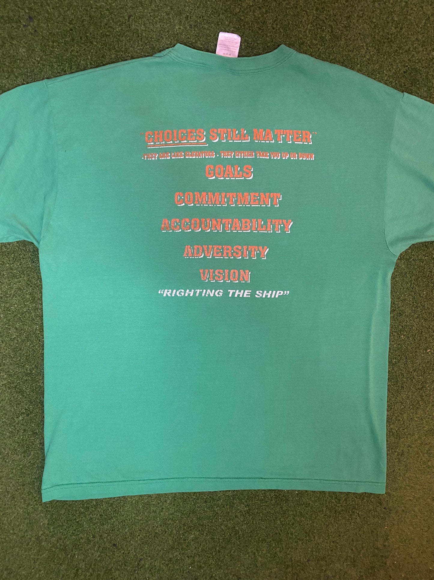 90s FAMU Rattlers - Choices Still Matter - Vintage HBCU T-Shirt (Medium) - Gametime Vintage