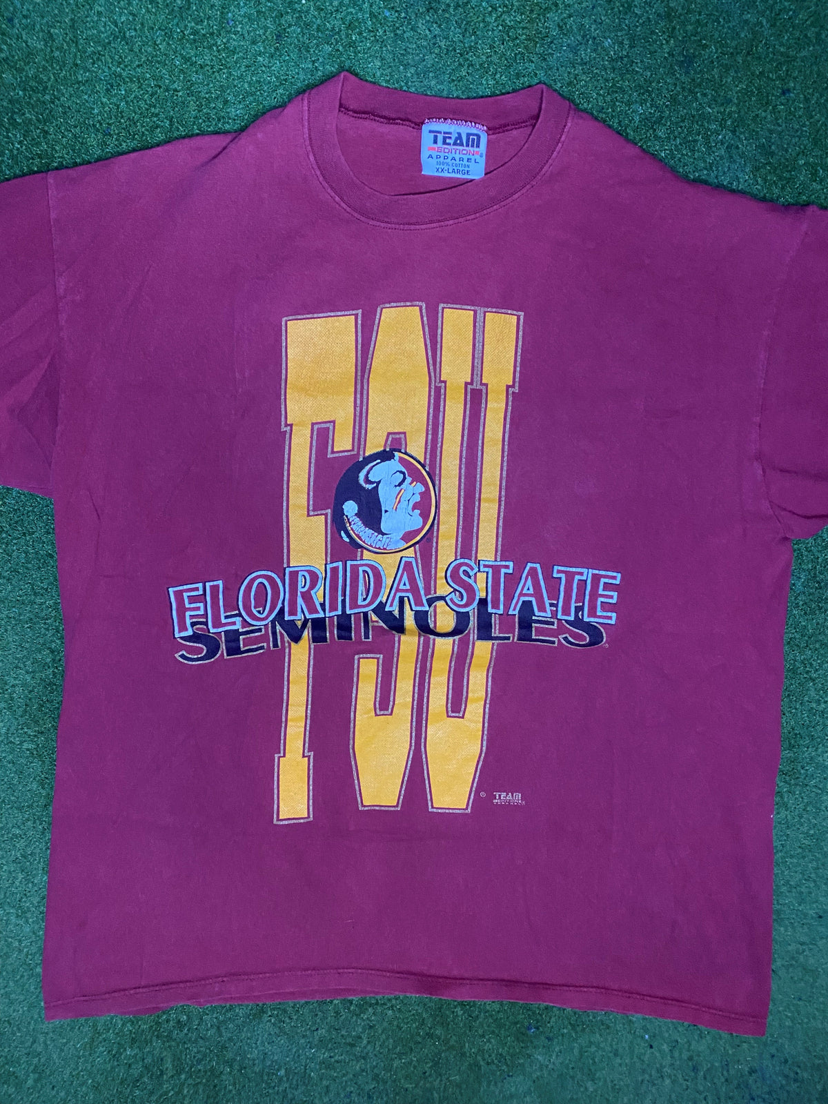 90s Florida State Seminoles - Vintage College T-Shirt (2XL) - Gametime Vintage