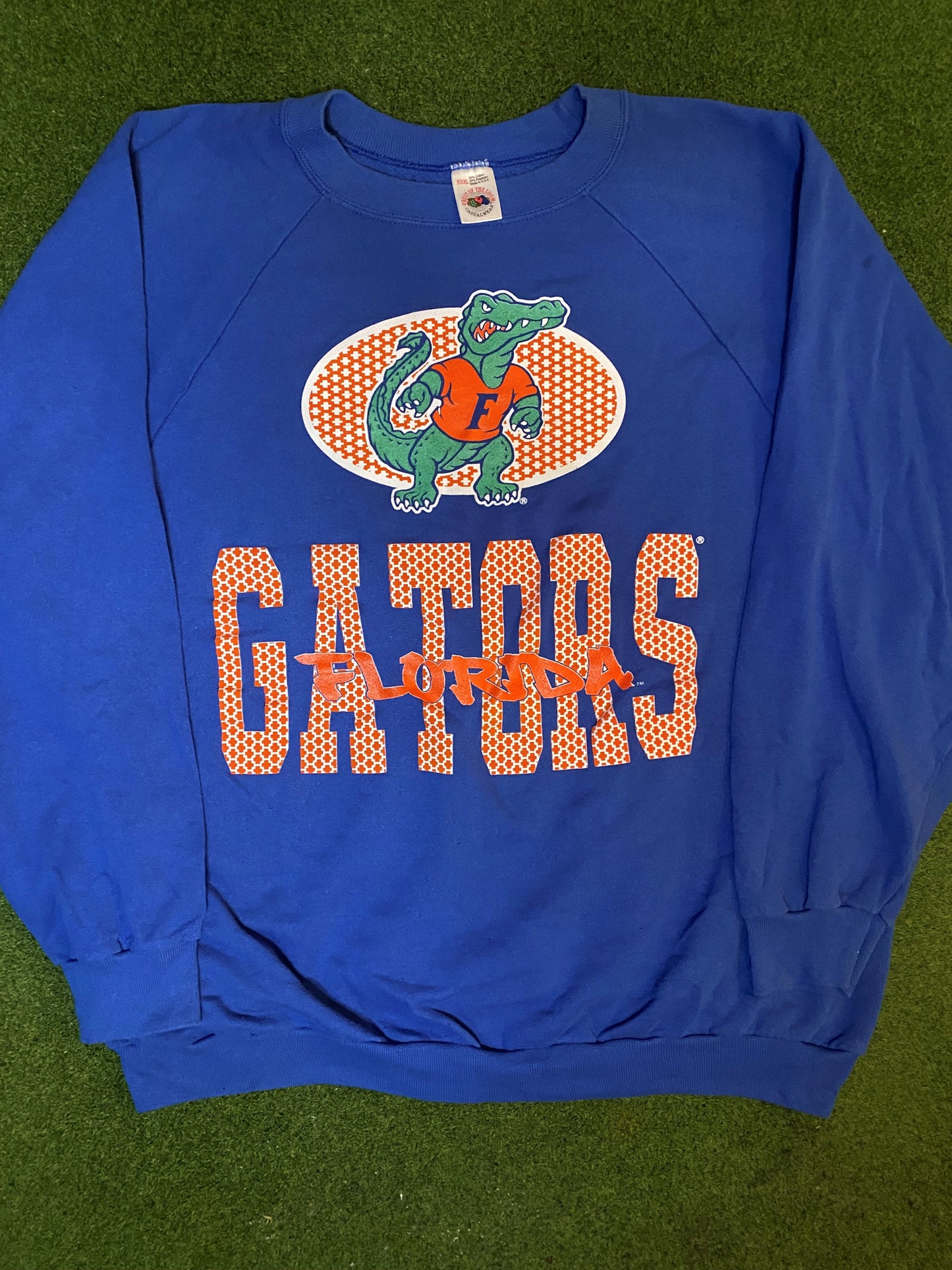90s Florida Gators - Vintage College Crewneck Sweatshirt (3XL) - Gametime Vintage