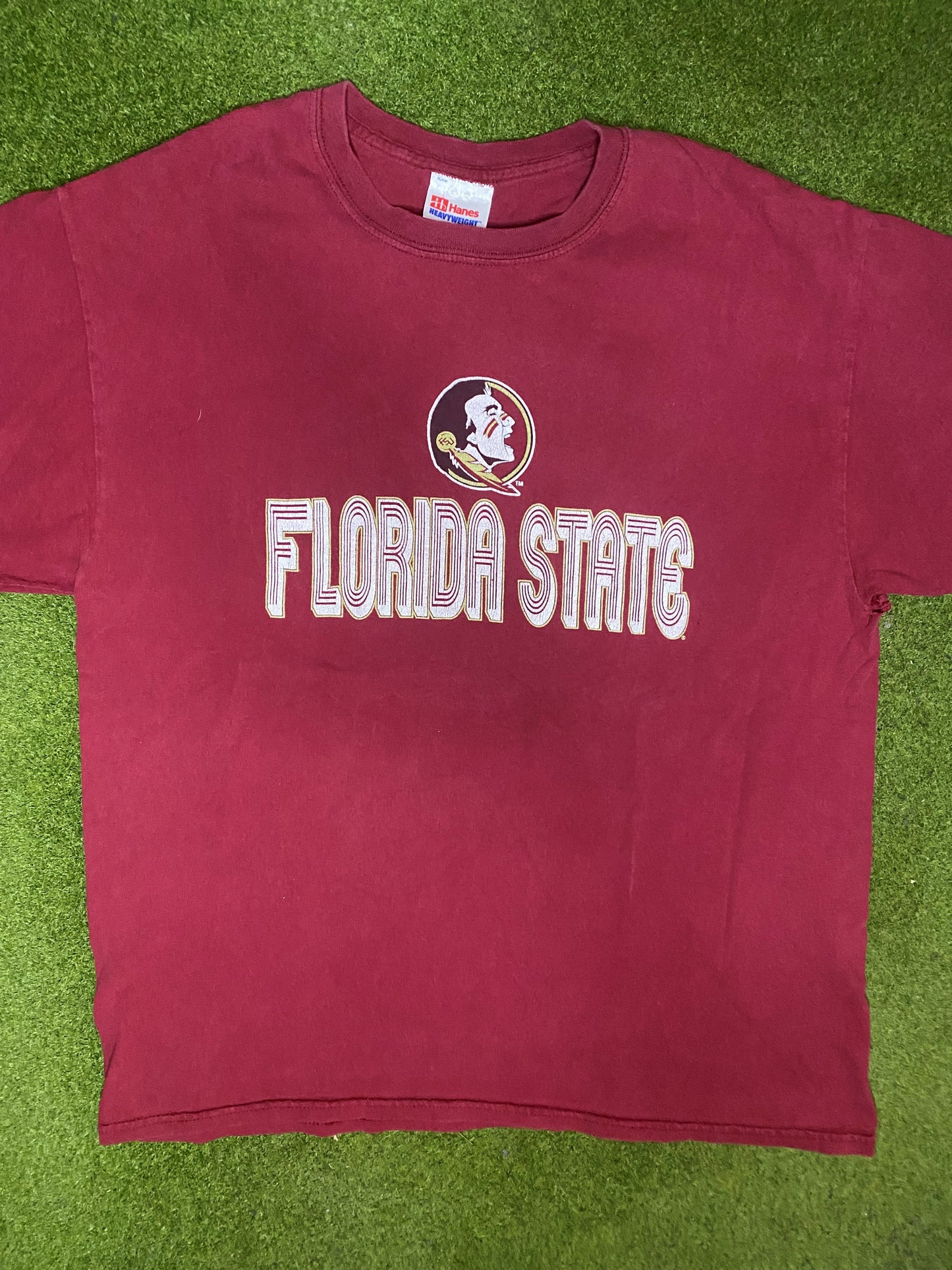90s Florida State Seminoles - Vintage College T-Shirt (Large) - Gametime Vintage