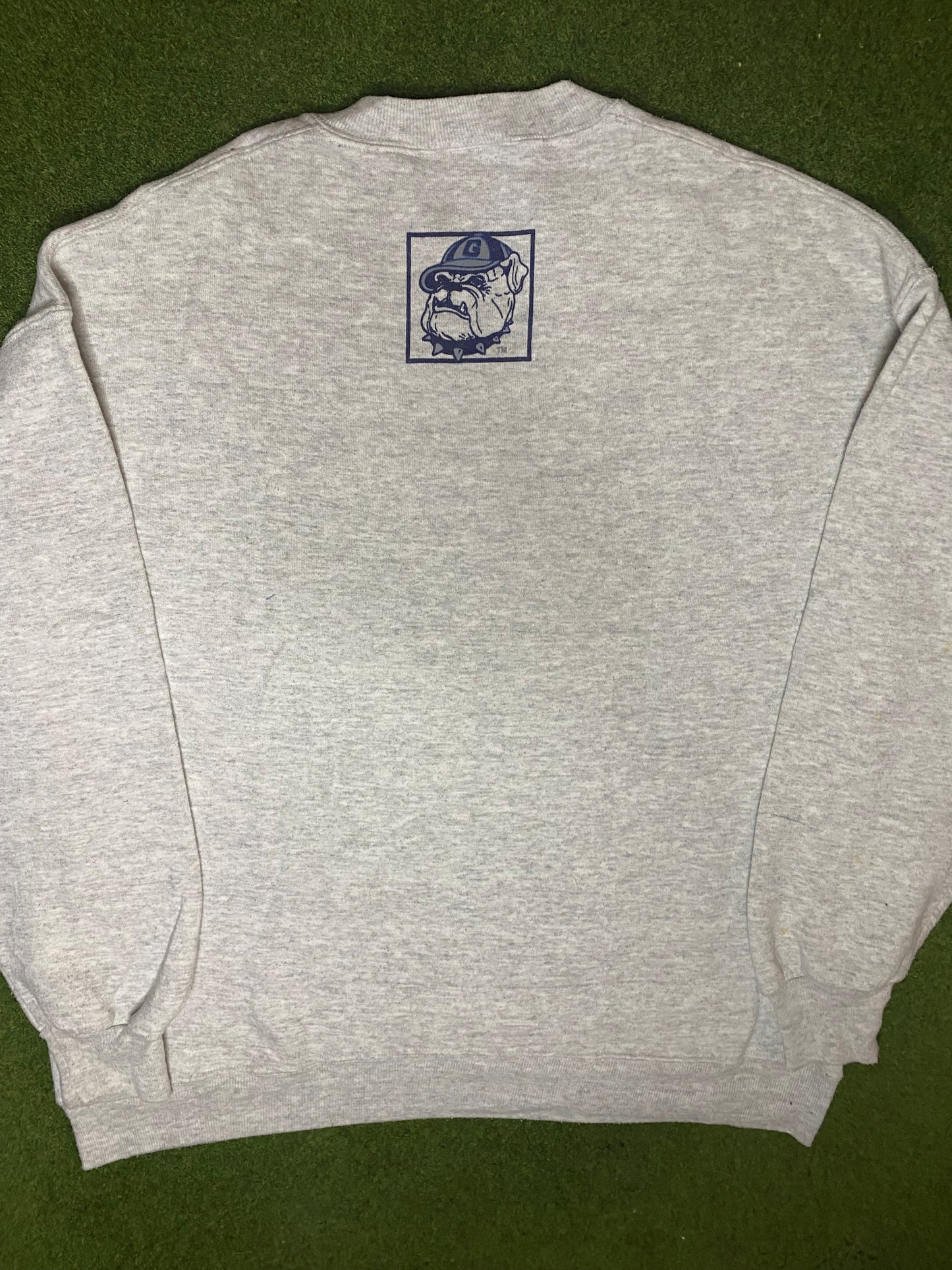 90s Georgetown Hoyas - Vintage College Sweatshirt (XL) - Gametime Vintage